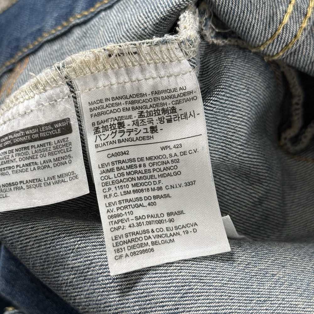 Vintage Levis Jacket Men XL 72334 Boxy Fit Trucker Type III 90s Acid Wash Grunge - Picture 10 of 15